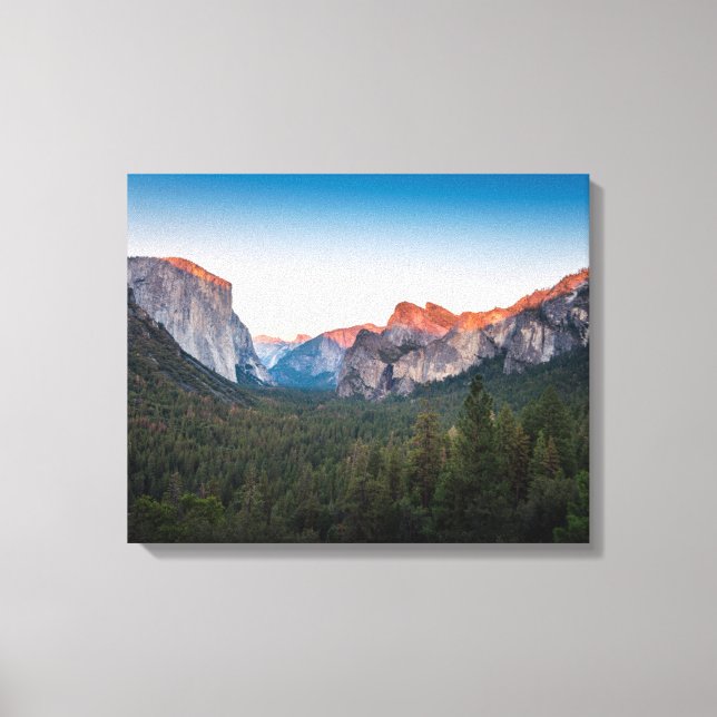 Impressão Em Tela Vale de Yosemite, Califórnia (Frente)