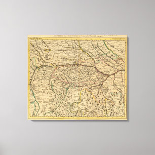 Impressão Em Tela Vale do Rio Pó em Italia