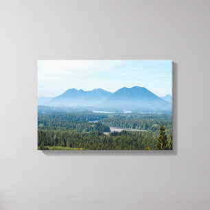 Impressão Em Tela Vale nebuloso em Tofino - Colúmbia Britânica, Cana