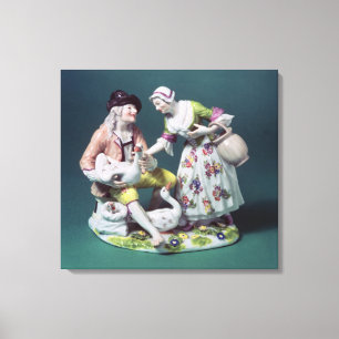 Impressão Em Tela Valor médio de um vendedor de aves, c.1750