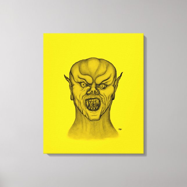 Impressão Em Tela Vampiro (Frente)