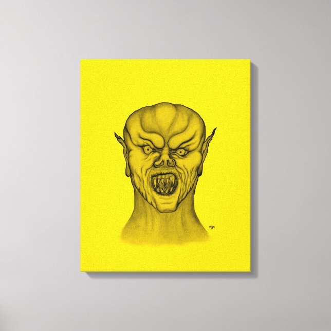 Impressão Em Tela Vampiro (Frente)