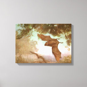 Impressão Em Tela Vampiro Bats por Swan CE, Vintage Selvagens