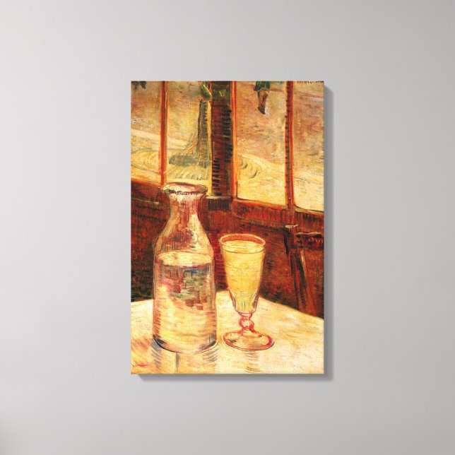 Impressão Em Tela Van Gogh - A Vida Estática com Absinthe (Frente)