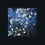 Impressão Em Tela Van Gogh Almond Blossoms Midnight Blue<br><div class="desc">Almond Blossoms de Vincent Van Gogh alteração de cor copyright 2doce4wordsDesigns/ PureVintage Love Obtenha a beleza do amado Almond Blossom de Van Gogh nas cores que combinam com sua casa. vincent van gogh,  van gogh,  florins de amêndoa,  flores,  floral,  bonito,  bonito, </div>