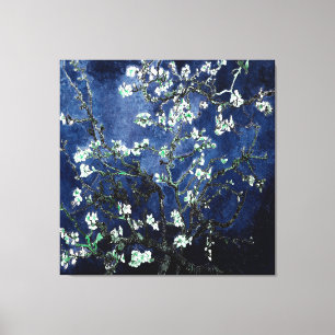 Impressão Em Tela Van Gogh Almond Blossoms Midnight Blue