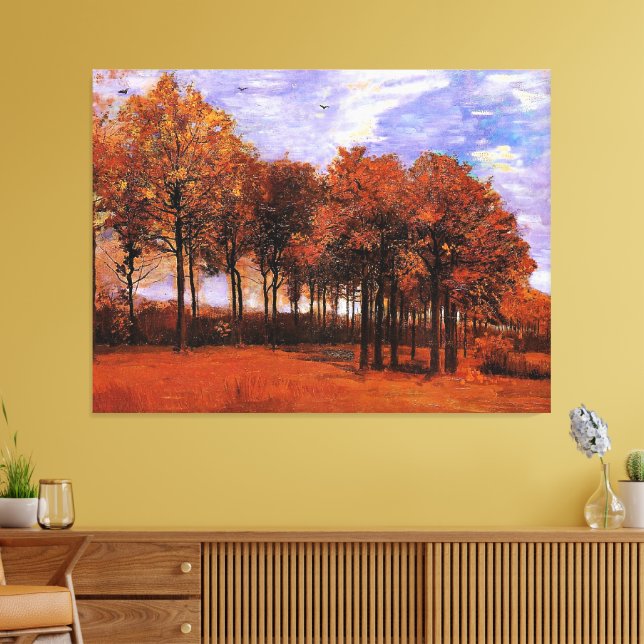 Impressão Em Tela Van Gogh - Autumn Landscape, (Insitu(Sala de estar))