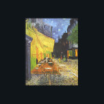 Impressão Em Tela Van Gogh; Cafe Terrace à Noite, Vintage Fine Art<br><div class="desc">Café Terrace da Noite, também conhecido como Cafe Terrace no Place du Forum por Vincent van Gogh, é uma pintura arquitetônica de apos impressionismo de arte vintage com vista exterior de um restaurante com mesas, cadeiras, garçons, pessoas e estrelas no céu noturno. Van Gogh também indicou um compro aceso, e...</div>
