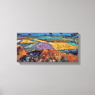 Impressão Em Tela Van Gogh - Campos de Trigo perto de Auvers