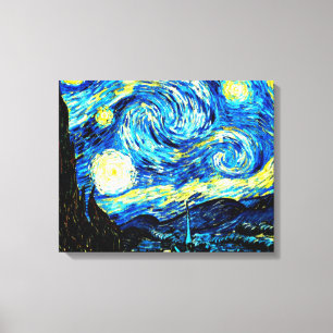 Impressão Em Tela Van Gogh - Noite Estrelada
