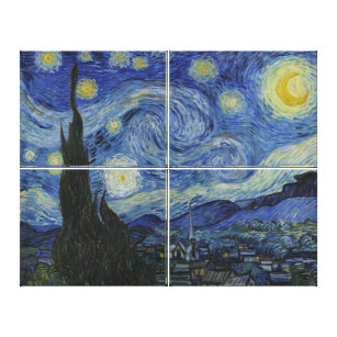 Impressão Em Tela Van Gogh Starry Night