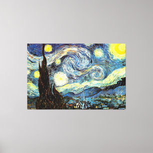 Impressão Em Tela Van Gogh Starry Night Fine Art