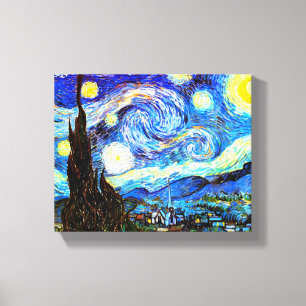 Impressão Em Tela Van Gogh Starry Night Fine Art