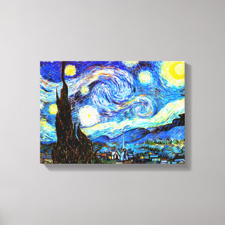 Impressão Em Tela Van Gogh Starry Night Fine Art