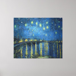 Impressão Em Tela Van Gogh Starry Night Over the Rhone