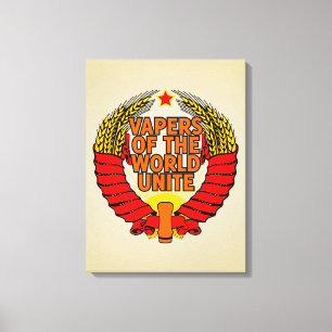 Impressão Em Tela Vapers do mundo une-se