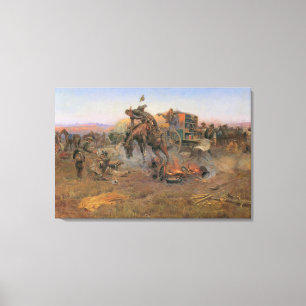 Impressão Em Tela Vaqueiros Antigos, Problema do Cozinheiro do Acamp