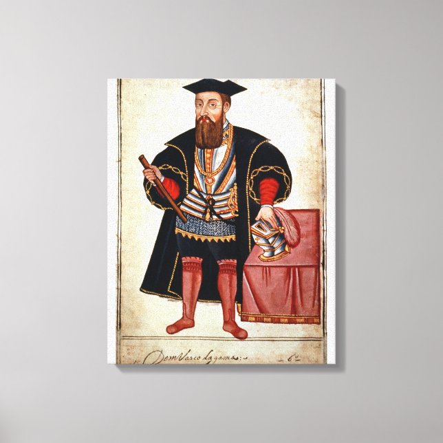 Impressão Em Tela Vasco da Gama , ilustração (Frente)
