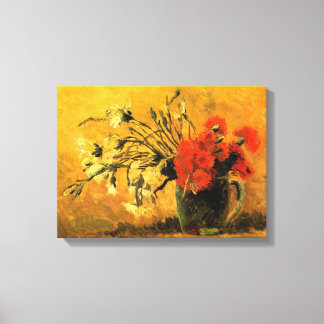 Impressão Em Tela Vase com cravos por Vincent van Gogh