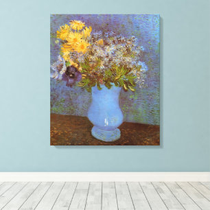 Impressão Em Tela Vase com Lilacs e Daisies por Vincent van Gogh