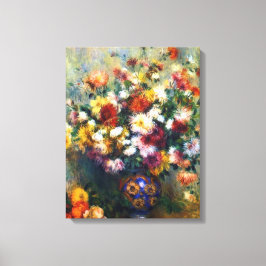 Impressão Em Tela Vase dos crisântemos Renoir de Belas Artes