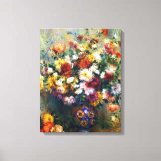 Impressão Em Tela Vase dos crisântemos Renoir de Belas Artes