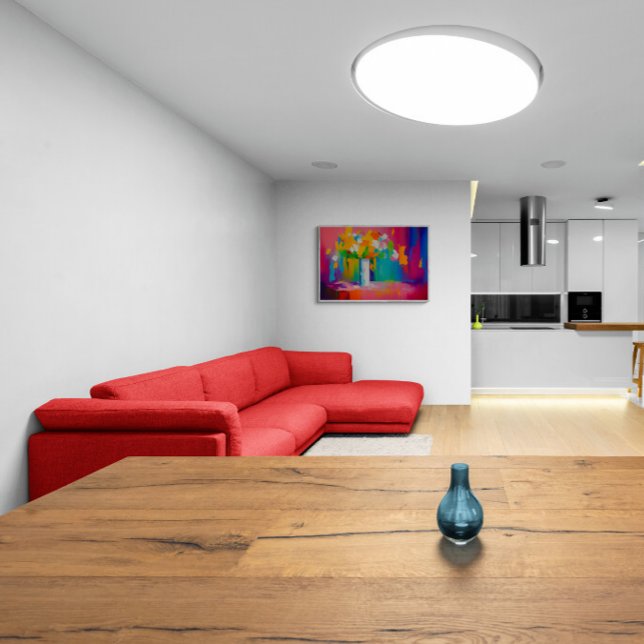 Impressão Em Tela vaso de abstrato (Criador carregado)