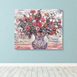 Impressão Em Tela Vaso de Flores, Zinnias por Maurice Prendergast