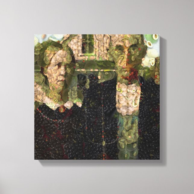 Impressão Em Tela Vegan Gothic Fine Art Spoof (Frente)