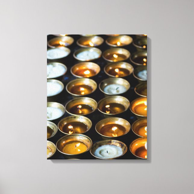 Impressão Em Tela Velas de Manteiga de Iaques (Frente)