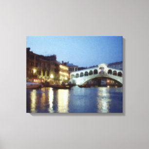 Impressão Em Tela Venezia Di Notte (Veneza à noite)