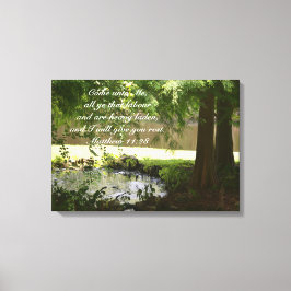 Impressão Em Tela Venha Comigo!