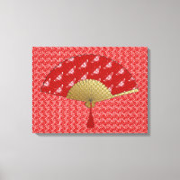 Ventilador Deco - Borboletas, Vermelho Escuro e Br