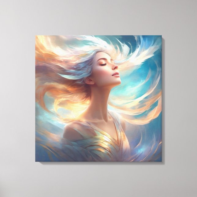 Impressão Em Tela Vento (Frente)