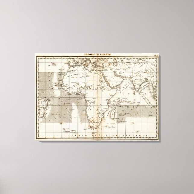 Impressão Em Tela Vents Afrique (Frente)