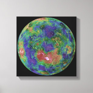 Impressão Em Tela Venus centrou-se no Pólo Norte