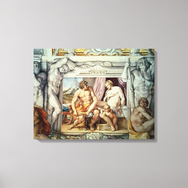 Impressão Em Tela Vênus e Anchises (Frente)