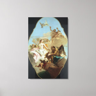 Impressão Em Tela Venus, pintura do teto (óleo no painel)