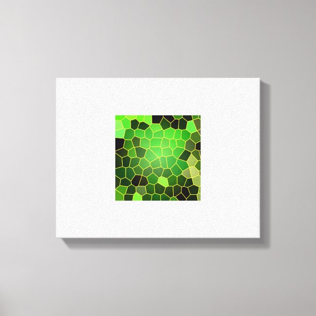 Impressão Em Tela Verde-Grama (Frente)