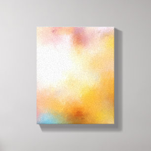 Impressão Em Tela Vermelho Abstrato de Arte Moderna Amarelo Azul Rox