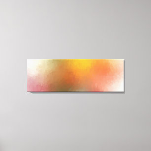 Impressão Em Tela Vermelho Amarelo Verde Cor-de-rosa Abstrato