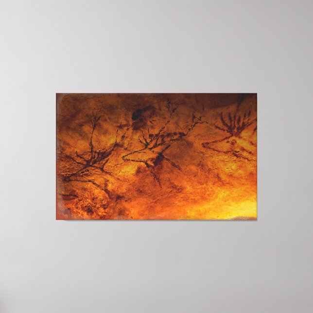 Impressão Em Tela Vermelhos De Lascaux (Frente)