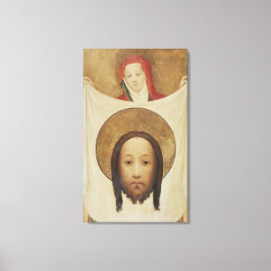 Impressão Em Tela Veronica com o Sudarium, c.1420 do santo