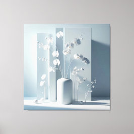 Impressão Em Tela Vertical Orchid Composition