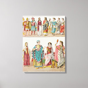 Impressão Em Tela Vestido de Etruscan