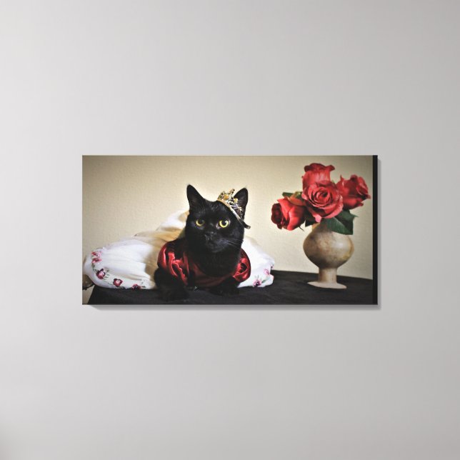 Impressão Em Tela Vestido para a Bola (Frente)