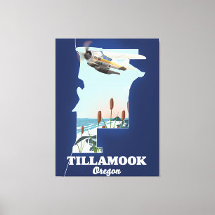 Impressão Em Tela Viagem de Tillamook Oregon