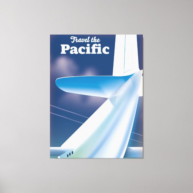 Impressão Em Tela Viagem do Pacífico (Frente)