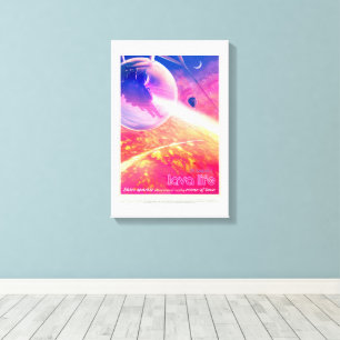 Impressão Em Tela Viagem Sci-Fi Ad, Planet 55 Cani e