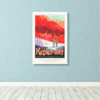 Viagem Sci-Fi Ad, Planet Kepler-186f